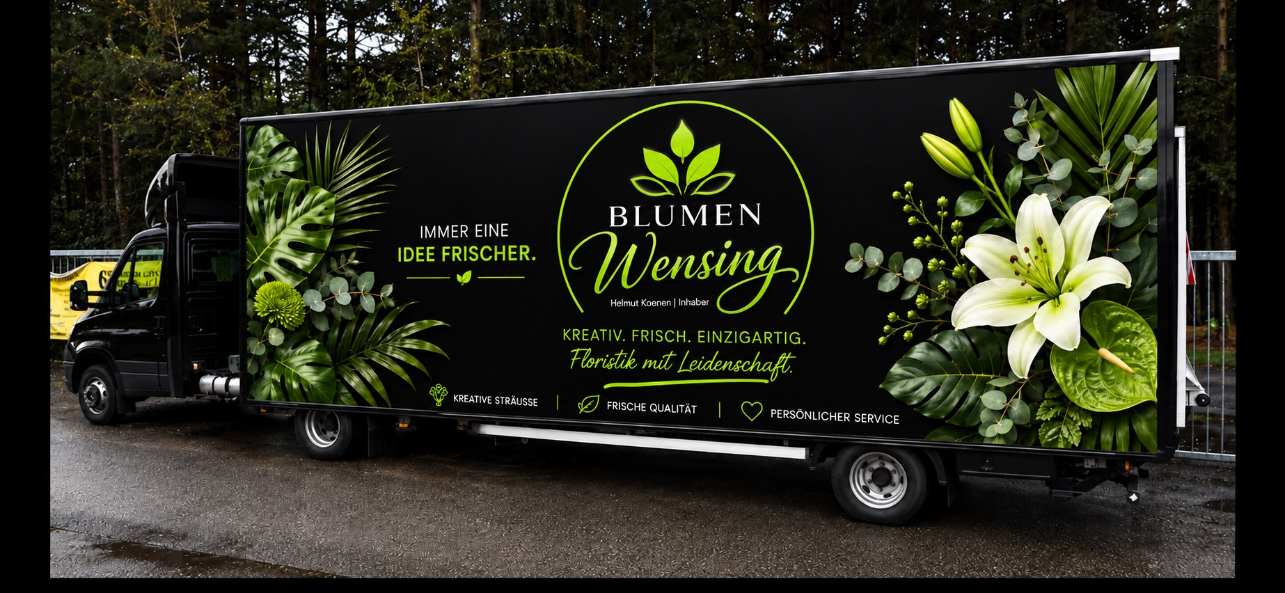 LKW von Blumen Wensing